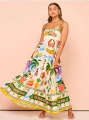 Livette - Tropical Maxi Dress